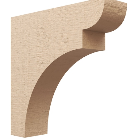 Ekena Millwork 8"W x 32"D x 32"H Thin Yorktown Rough Cedar Woodgrain TimberThane Corbel, Primed Tan CORUR08X32X32YORRCPR